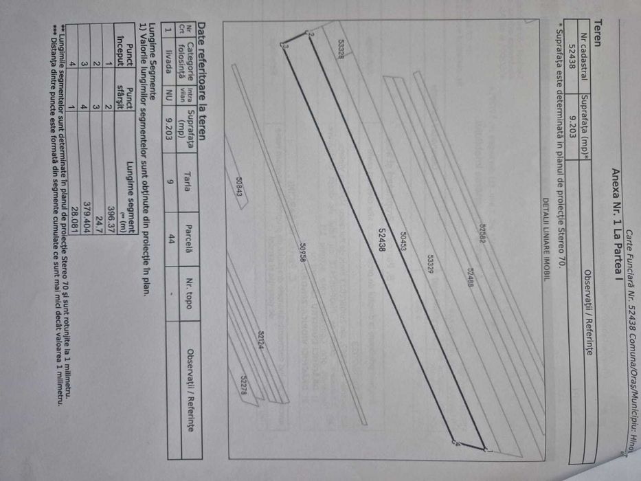 Vand teren in Hinova langa Bolta rece