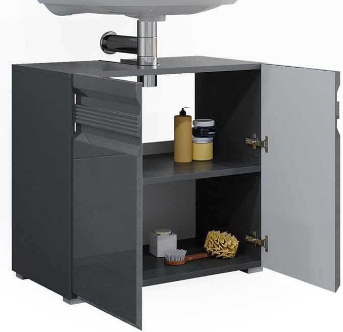 Vicco Freddy шкаф за тоалетна 60 x 56 см висок гланц антрацит