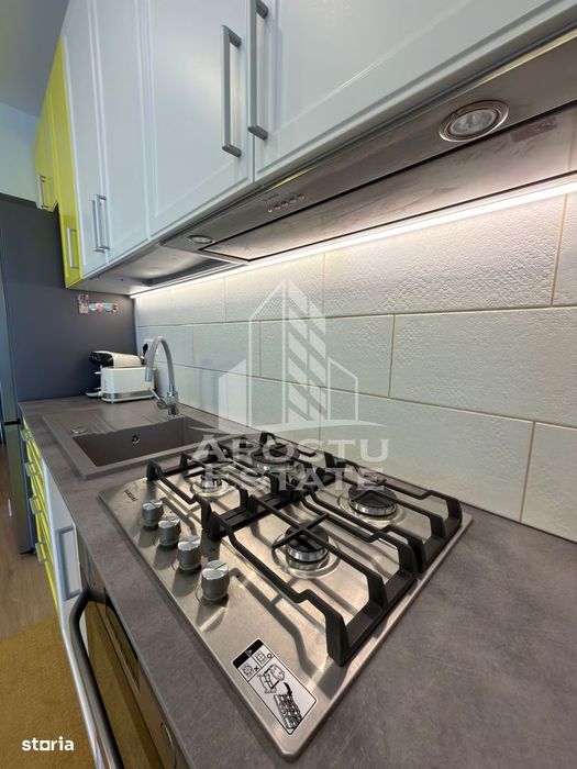 Apartament cu 3 camere mobilat la etajul 2 cu lift in Giroc la asfalt.
