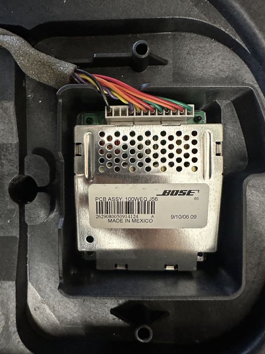 Bose subwoofer Mazda