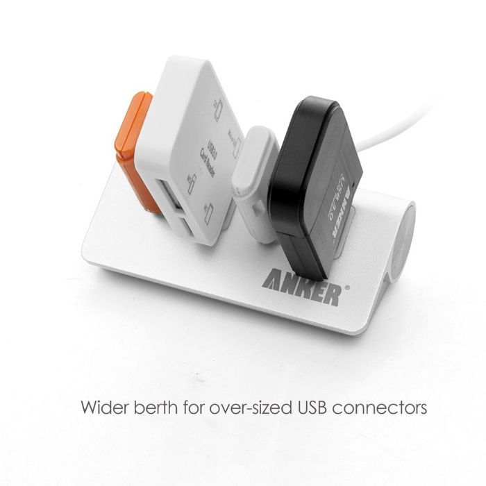 Anker USB 3.0 Hub с 4 USB-A извода, до 5000 Mbit/s (3.1 Gen 1)