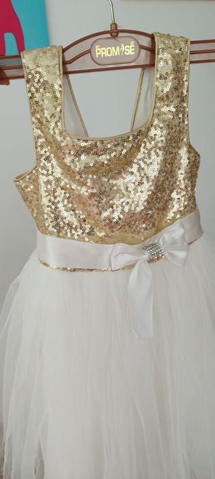 Шаферска рокля 4-5г. с подарък обувки