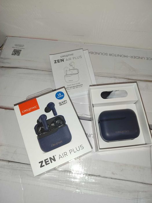 Creative Zen Air Plus, Слушалки, безжични, Bluetooth, 32 часа,бял,син