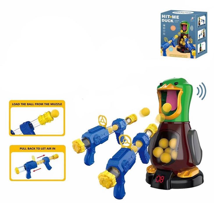 Мишена Пате и две пушки с топки