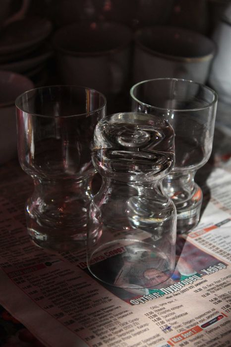 2 Стъклени сервиза/комплекта  стъклени чашки