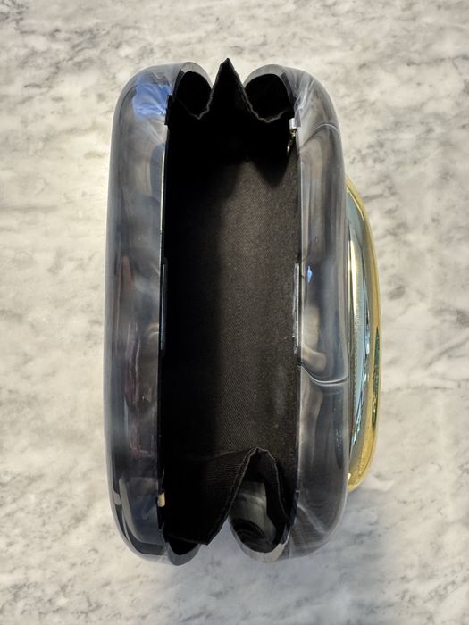 Cluch, geanta de mana marble din acrilic