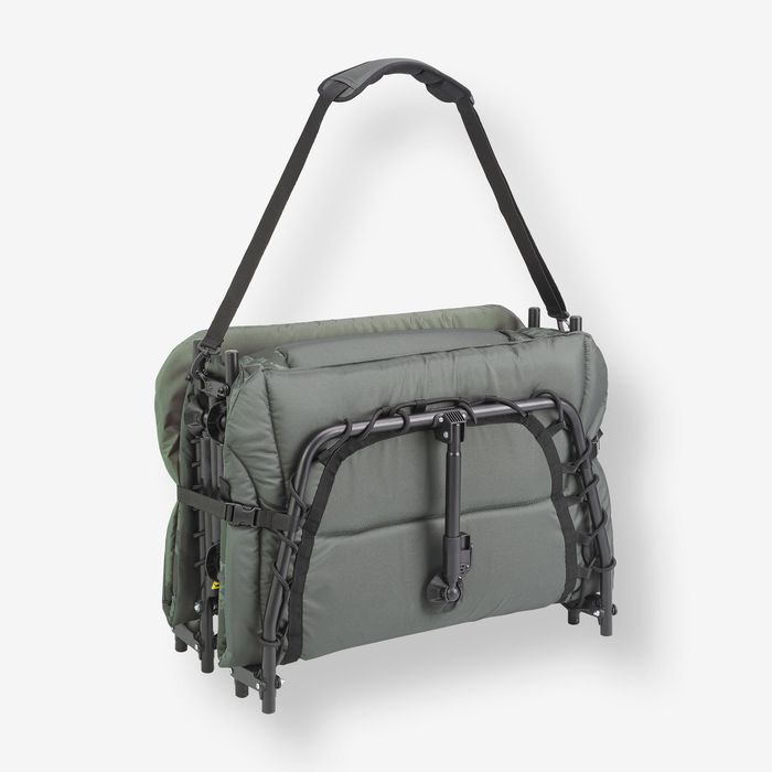 Bedchair 900 Compact Pescuit la crap - No - produs resigilat Decathlon