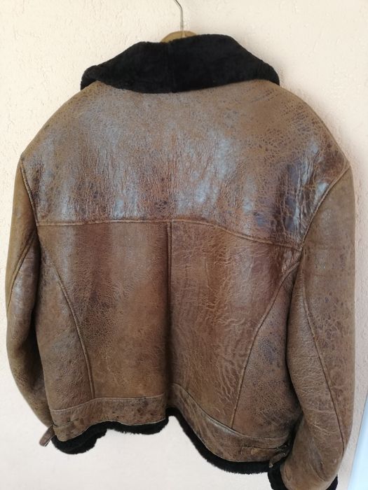 Geaca piele bărbați Aviator Cougar Xl