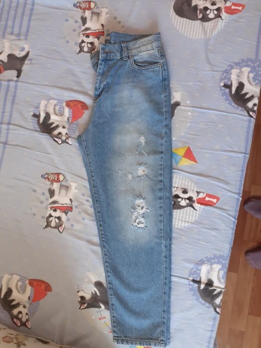 Джинсовые брюки молодёжный