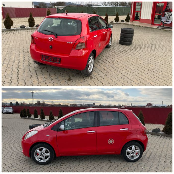 TOYOTA YARIS AUTOMATA 1.3 VVT-i BENZINA clima senzori 8 roti impecabil