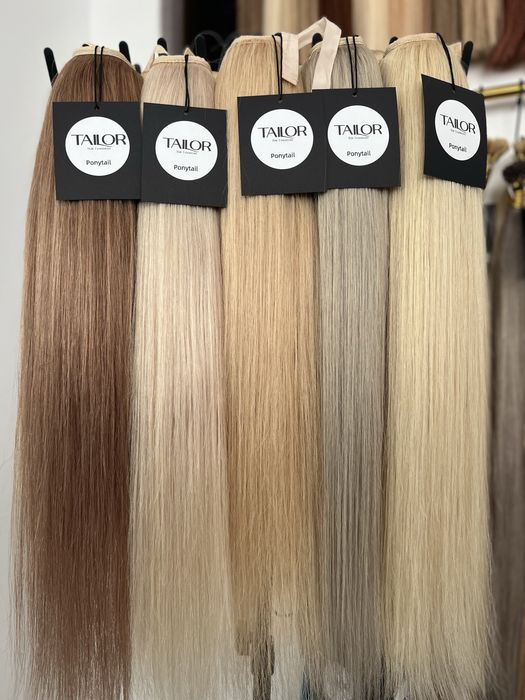 Coada din par natural - extensii naturale