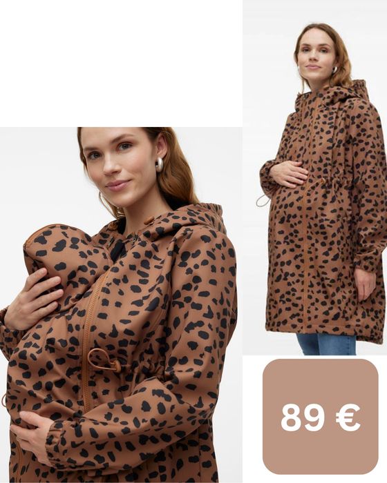 Преходни пролетно-есенни якета за бременни и бебеносене xs s m l 2xl
