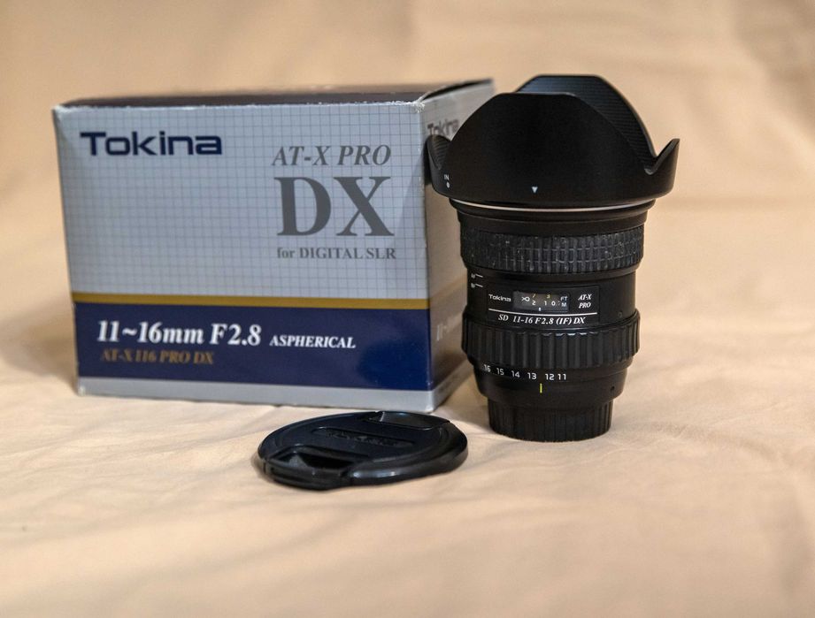 Обектив Tokina 11-16 mm f/2.8 Aspherical AT-X 116 PRO DX за  Никон