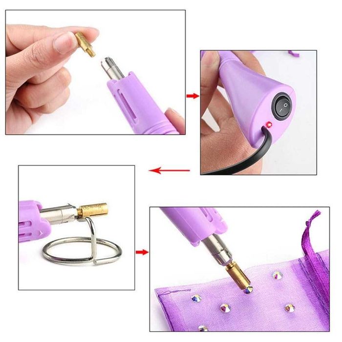 Aplicator de fixare la cald, instrument aplicator de strasuri