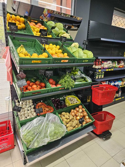 Стелаж за плодове и зеленчуци L=1,25m