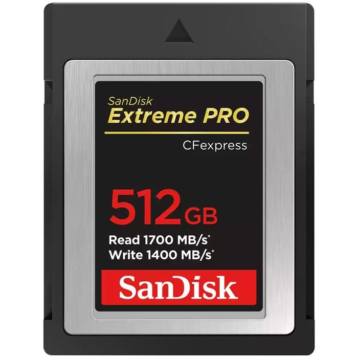 Оригинална Нова карта памет SanDisk Extreme Pro CF express 512GB