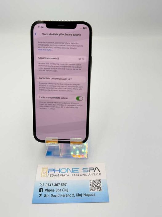 iPhone 12 Pro 128GB 100%- Din magazin,cu garantie! RATE TBI !