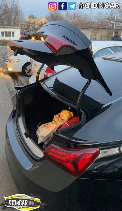 Амортизаторы в багажник Малибу 2, плавное автооткрывание