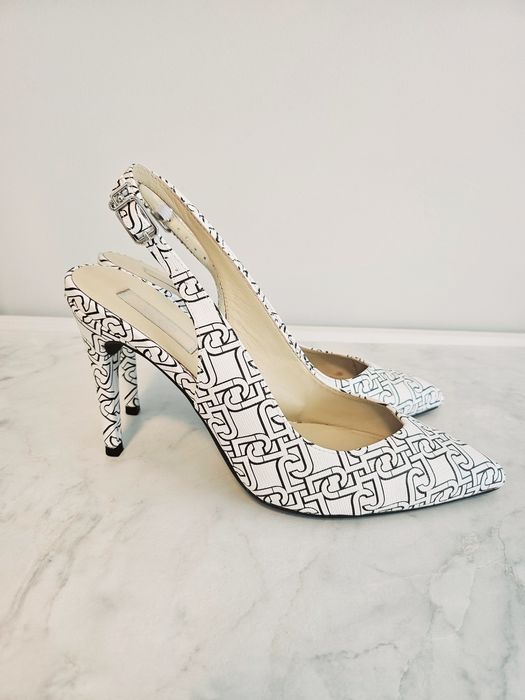 Обувки в черно и бяло "Liu jo'