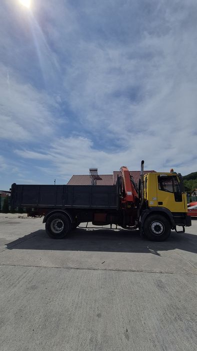 Iveco 190E31 basculabil cu macara