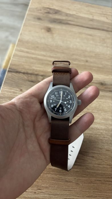Hamilton Khaki Field, mechanical, 38 mm, ca nou, full box, garantie