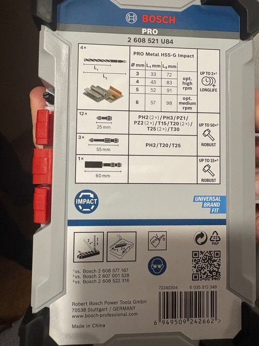 Комплект накрайници Bosch