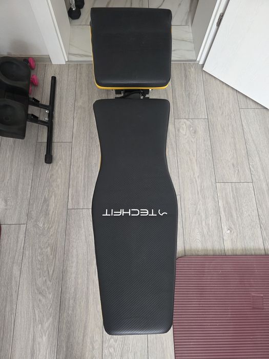 Bancă  pliabilă neagra Techfit 500