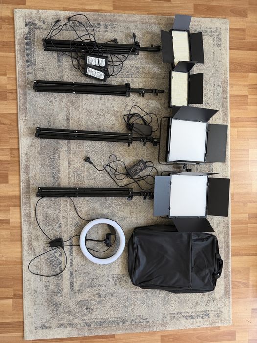 Kit lumini foto/video panou led