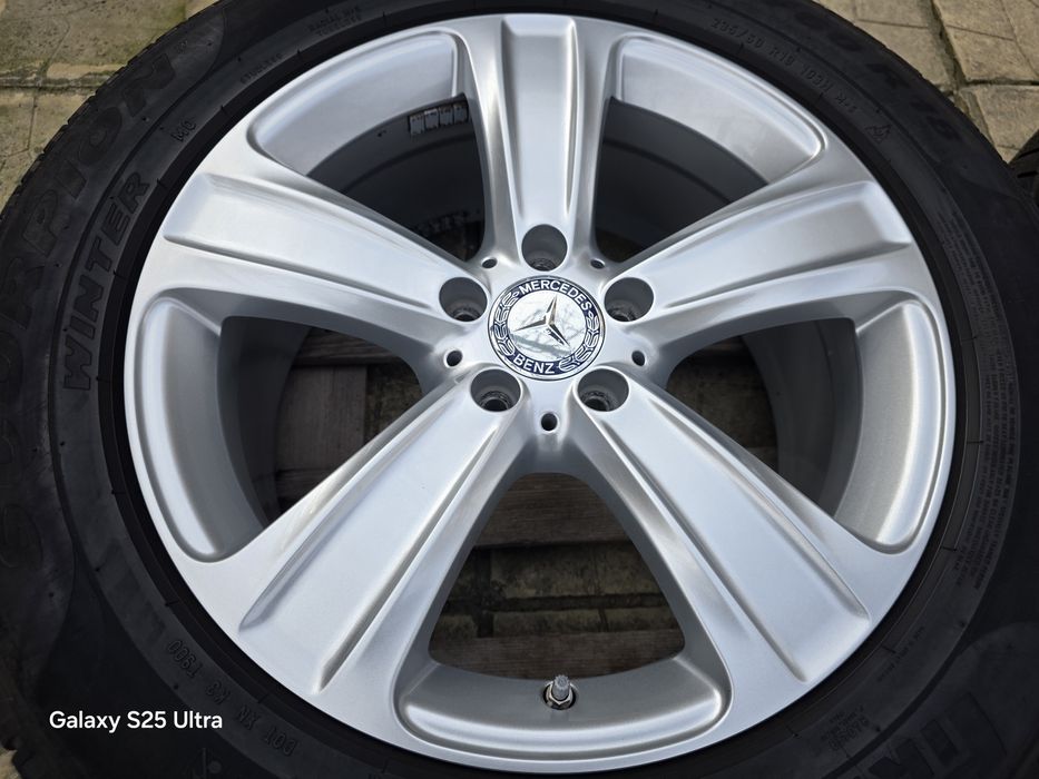 Лети джанти 18ки 5х112 Mercedes + зимни гуми 235/60/18 Pirelli
