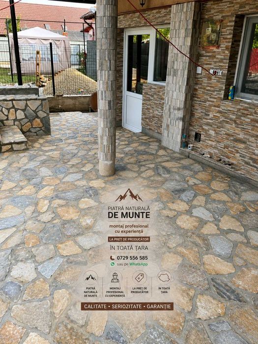 piatra naturala de munte si montaj profesional