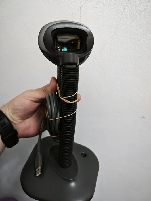 CItitor coduri bare Zebra LS2208, KIT, negru, USB-HID + suport