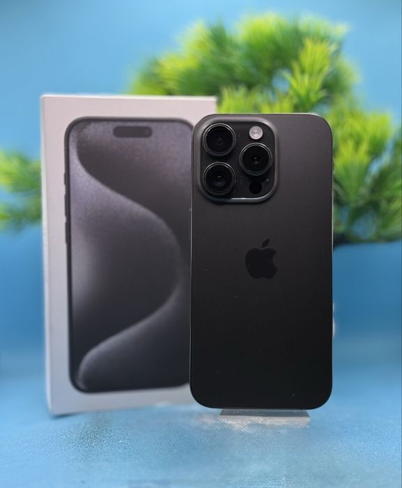 Apple iPhone 15 Pro, 256GB, 5G, Black Titanium