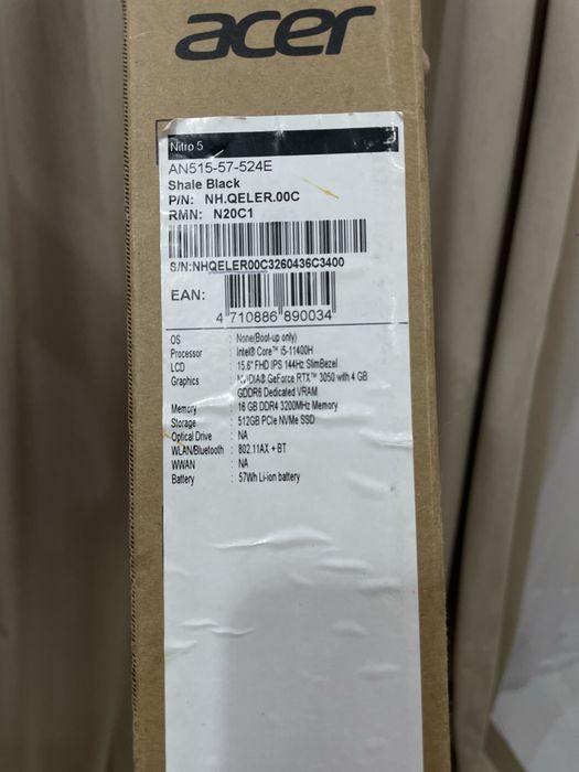 Ноутбук Acer Nitro 5