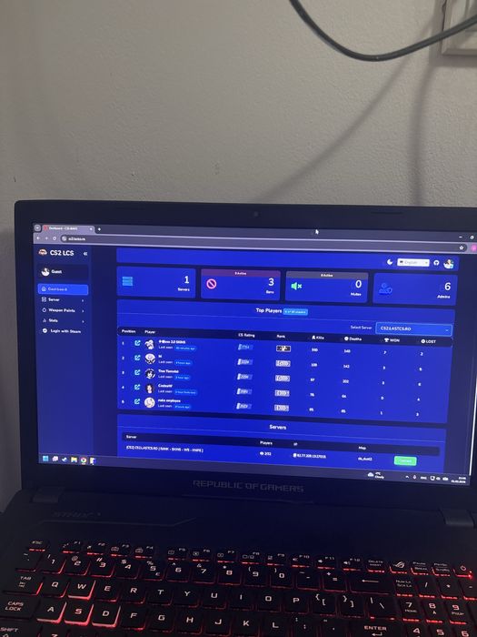 Vand/schimb Asus Rog Strix GTX 1050 4Gb 24Gb Ram 256Gb Ssd
