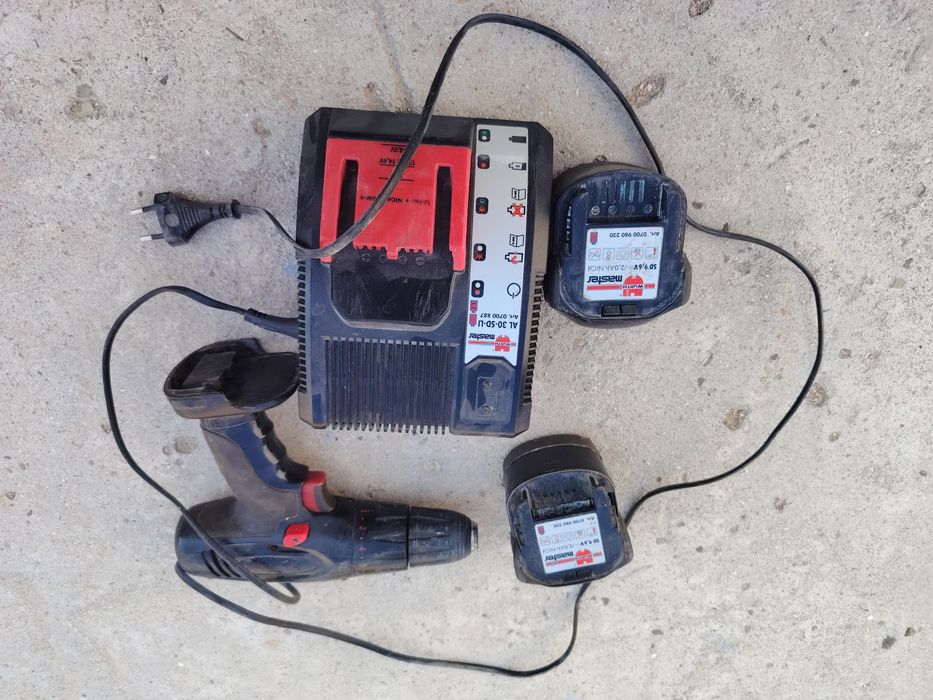 Шуруповерт Wurth bs 9.6V не работает