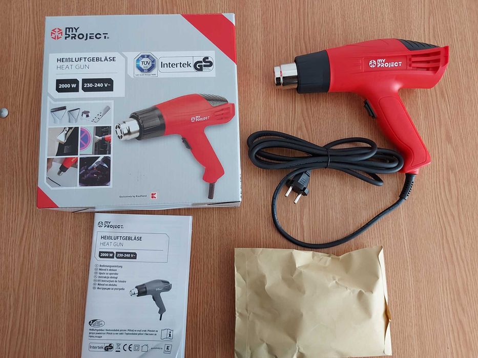 Pistol cu aer cald, putere 2000W, model MyProject