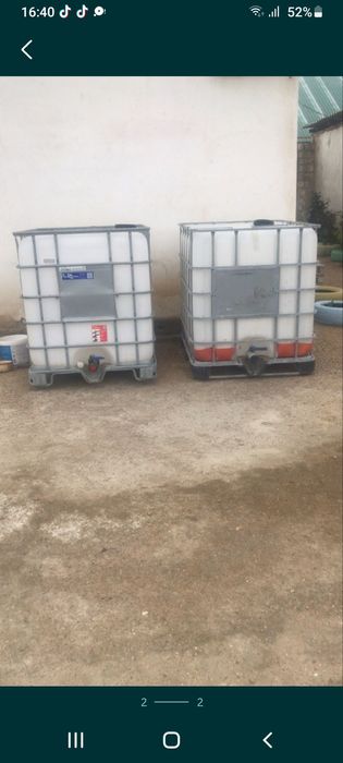 Емкость для воды 1 куб