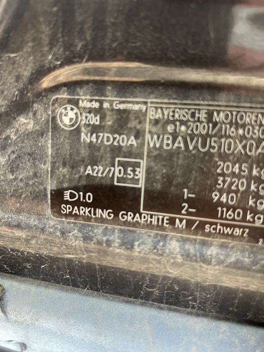 Usa /aripa /Capota bmw seria 3 e90 e91 /cod 668/ A52 /A22/ A35