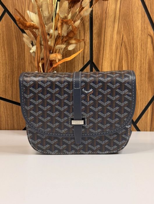 Сумка через плечо Goyard (тёмно-синяя)