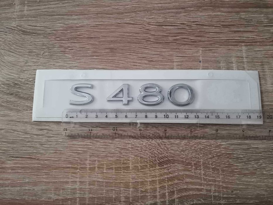 Надпис нов стил Mercedes Benz S 480 W223