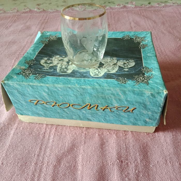 Рюмки. Хрустальная стекло. СССР