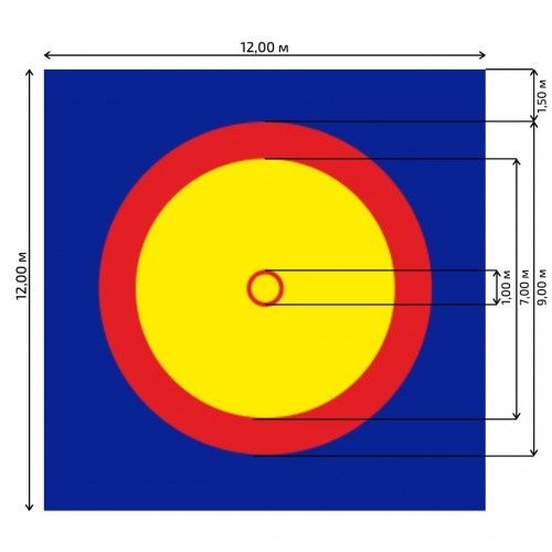 Борцовский ковёр, Спортивный мат,Kurash GILAMI TENT, олимпийский ковер