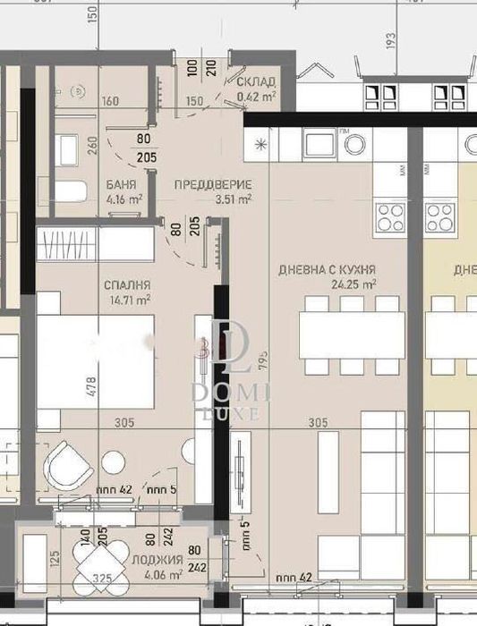 Продава се Двустаен апартамент в София, Банишора - 72 кв.м за 2500 €/кв.м - Снимка #1