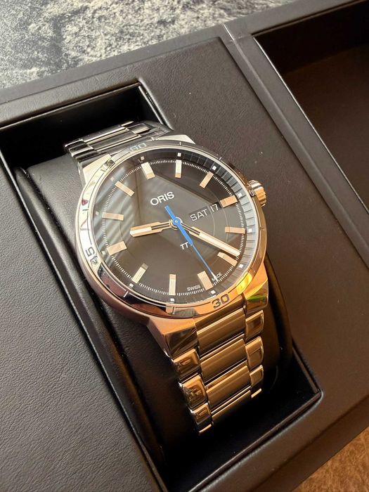 Ceas elvetian Oris TT1 Nou, pachet complet