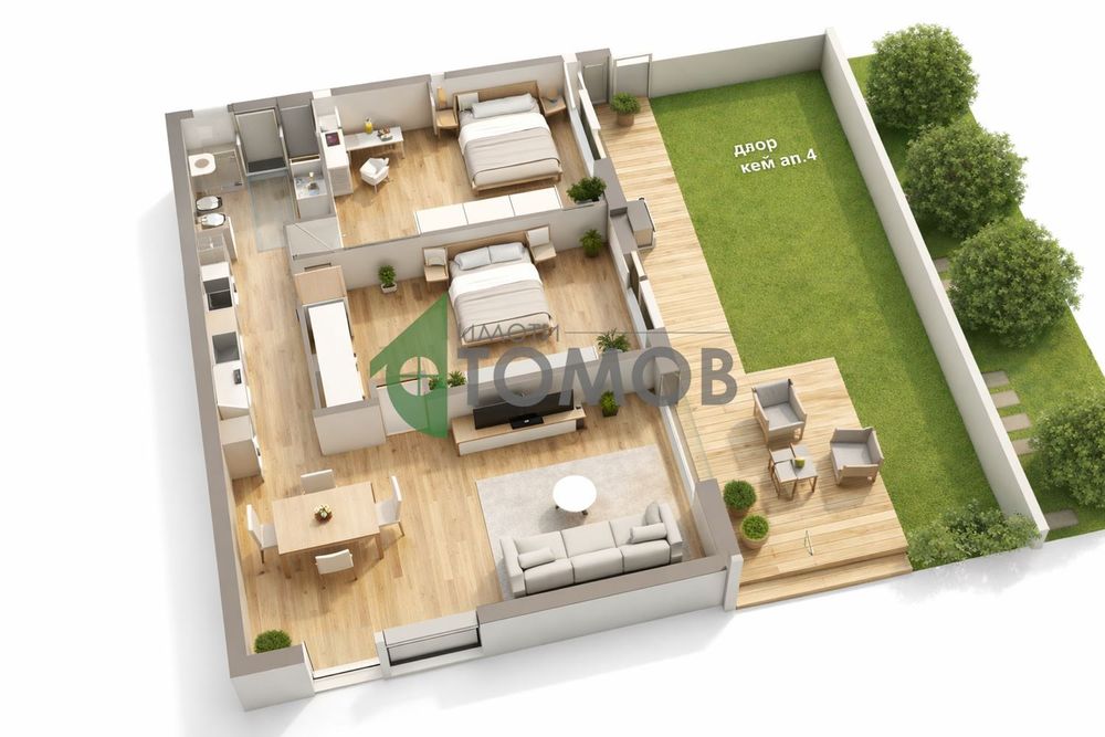 Продава се Тристаен апартамент в Стара Загора, Самара 3 - 92 кв.м за 709 €/кв.м - Снимка #1