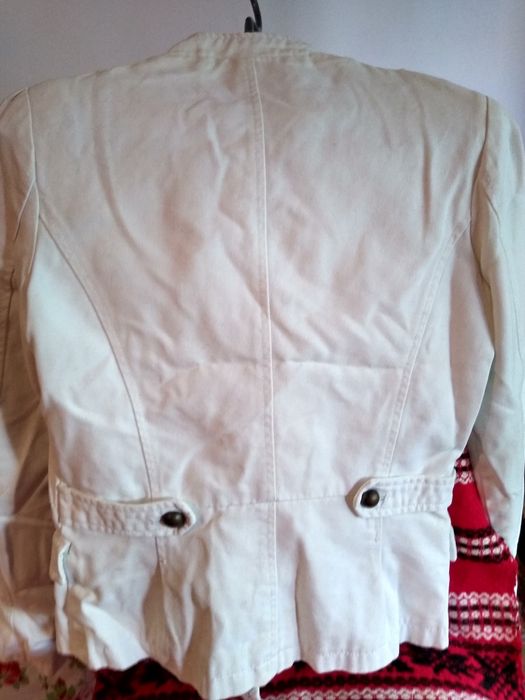 Sacou dama alb elegant