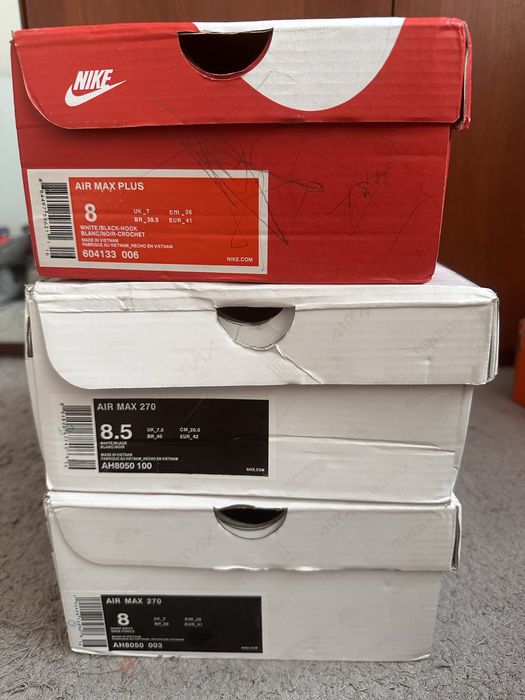 NIKE кросовки 3 пары