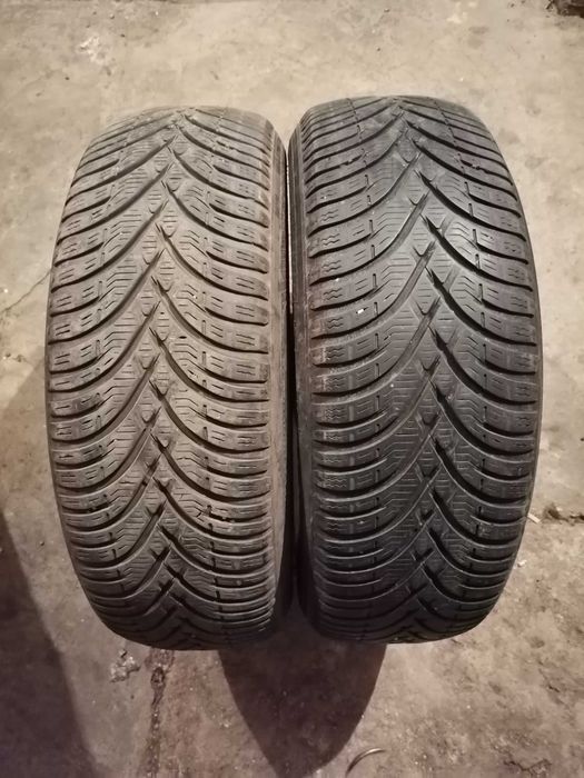 Продавам 2 броя зимни гуми 195.65.15 на 1 сезон дот 2019 Kleber