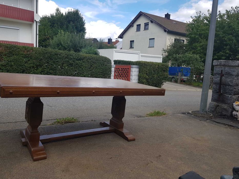 Măsuță cafea lemn masiv sculptat