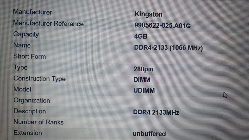 Memorii ram KINGSON 8GB